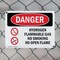 Signmission Hydrogen Flammable Gas No Smoking Open Flame Danger Sign, Plastic, 10in W x 7in L, 2PK OS-2PACK-DS-P-710-L-1370 - alternate 7